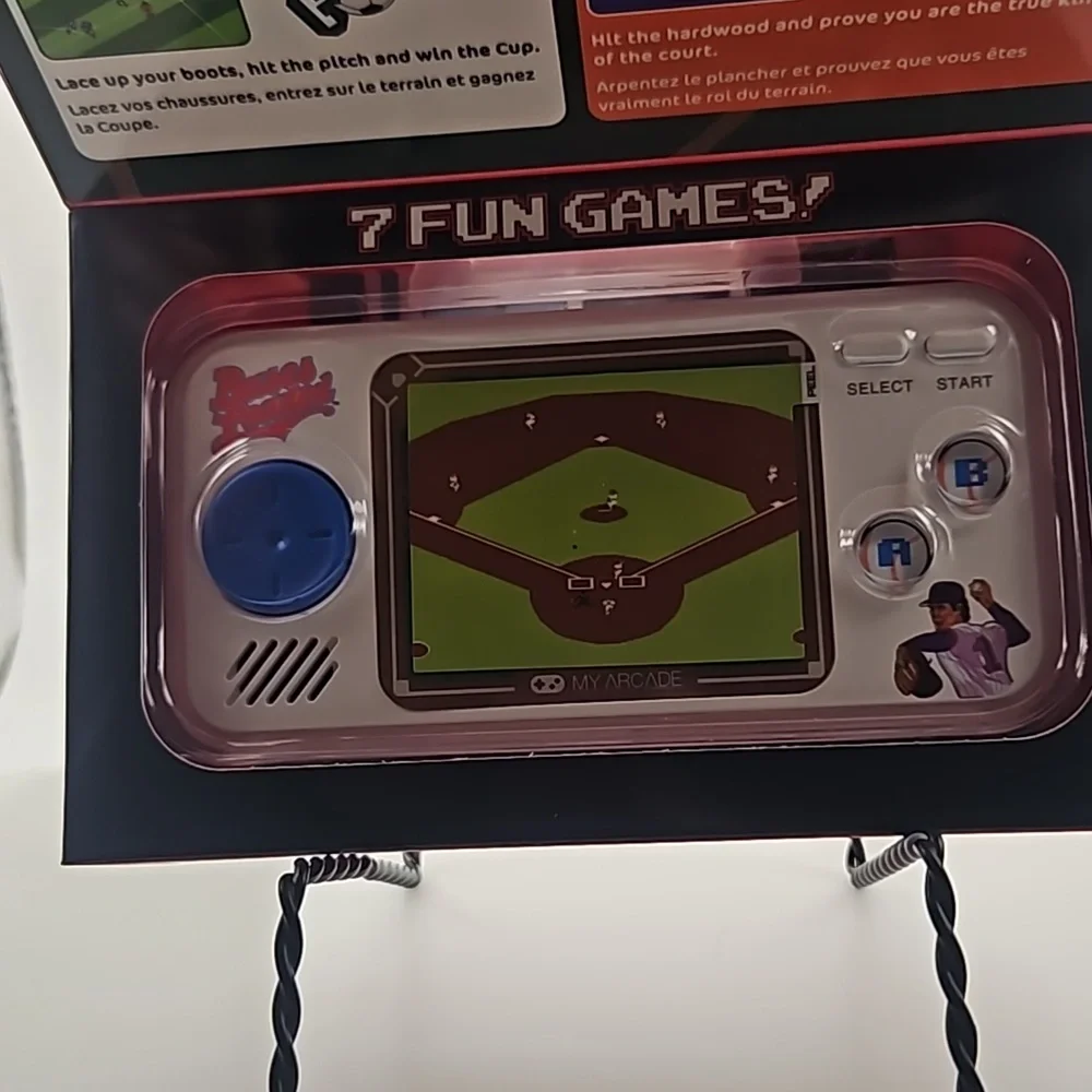 NEW-My Arcade- Bases Loaded Pocket Player - Collectible Handheld Game Console - Picture 9 of 13